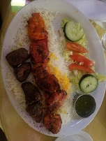 Chicken and Beef Tikka Kabob